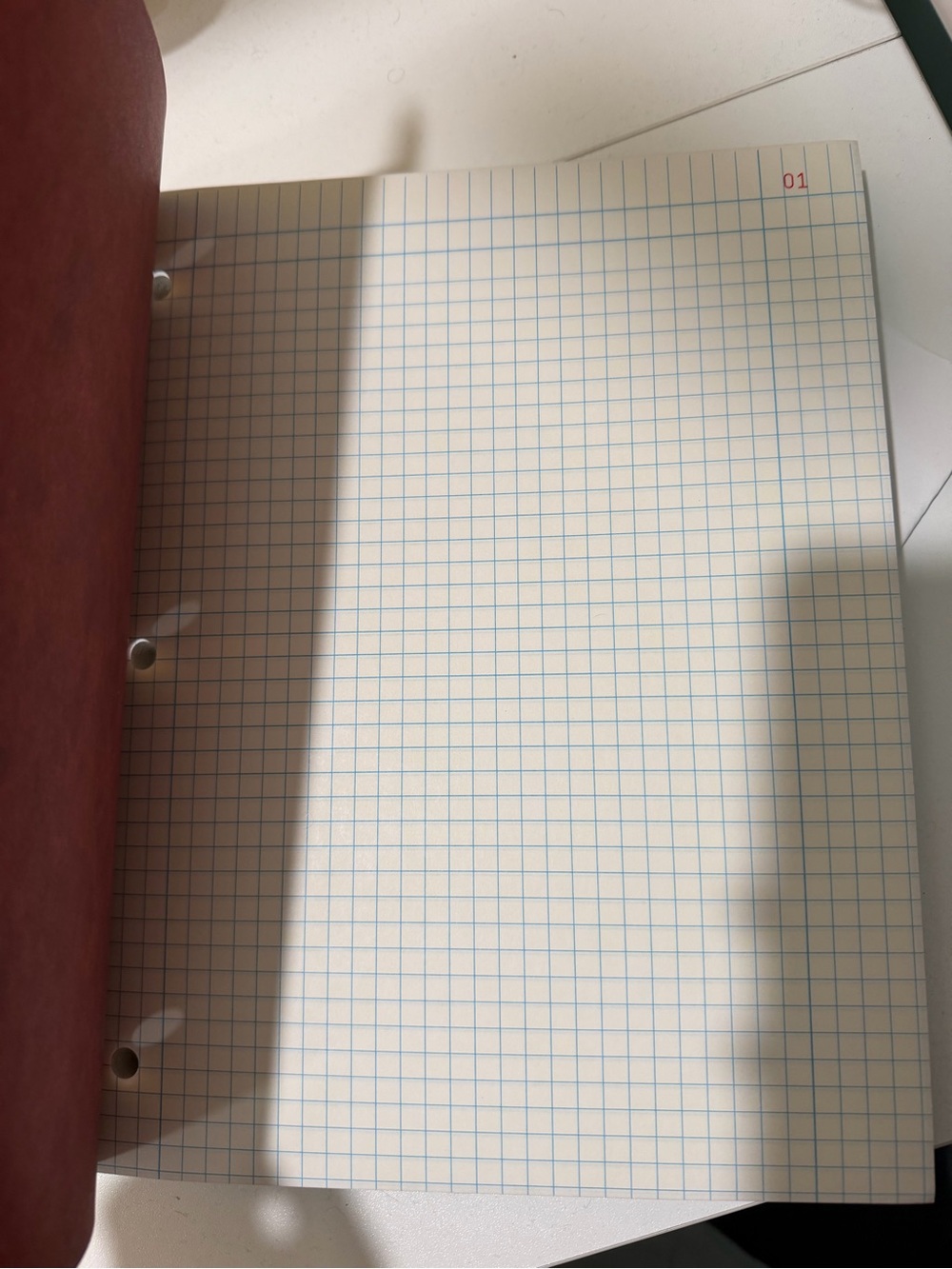 Red Laboratory Research Notebook - 200 Sheets - Picture 2 of 5